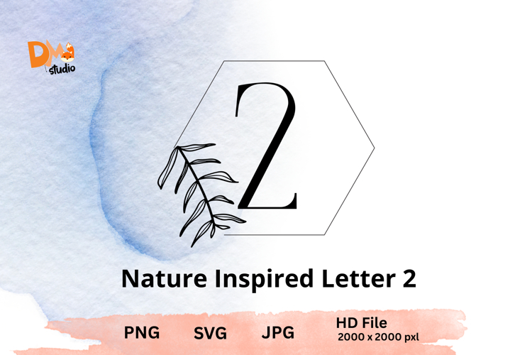 Leaf Monogram Svg Image 20