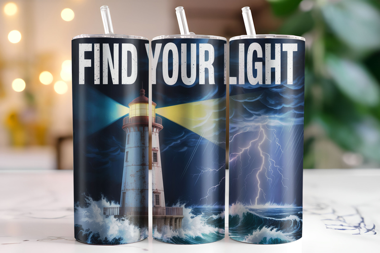 Find your light Tumbler Wrap | Sublimation | Tumblers