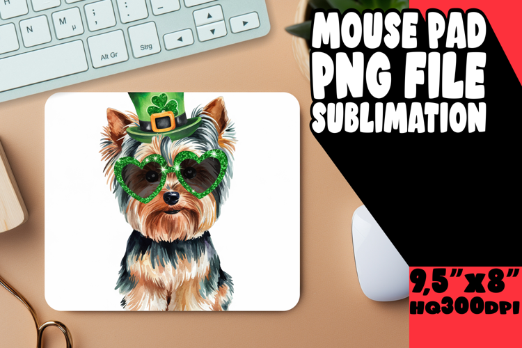 VIBRANT DESK PAD SUBLIMATION ART, St Patrick
