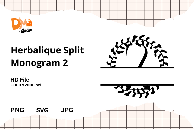 Floral Monogram Letter Svg Image 23