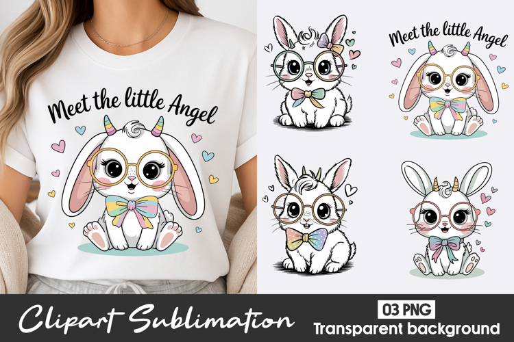 Cute Bunny Clipart Image 3