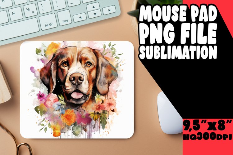 Springtime Watercolor Puppy Pad