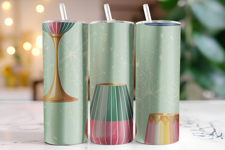 Glasses Tumbler Wrap | Sublimation | Tumblers