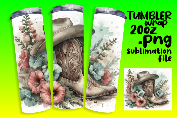 20oz Tumbler Wrap for Unique Style , Western
