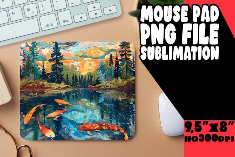 Radiant 3D Landscape Mouse Pad Sublimation