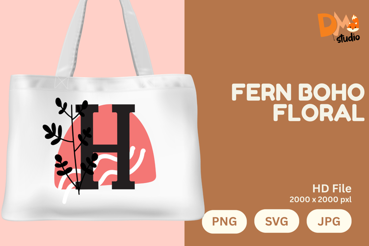 Boho Floral Svg Image 11