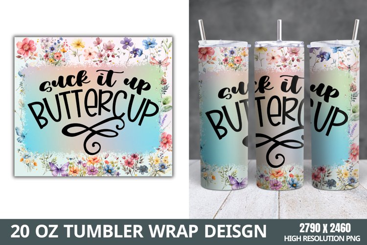 Funny Quotes 20oz Skinny Tumbler Sublimation, example image 1