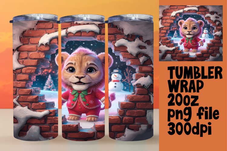 Christmas Tumbler Wrap Image 4