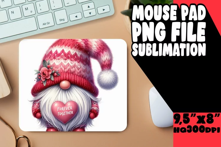 LUMINOUS mouse pad Gift Ideas, Gnomes
