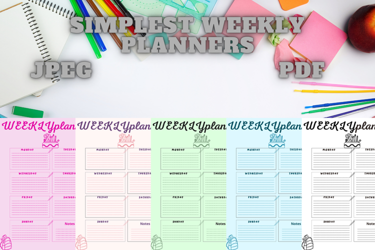 best simplest weekly planner freebie 57,free Weekly planner