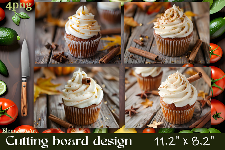 FOOD cutting board sublimation PNG