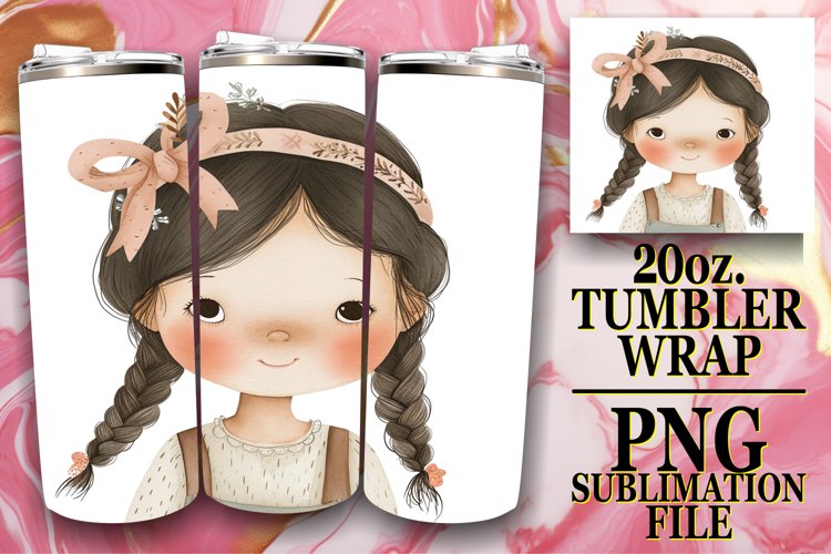 Artistic Watercolor Boho Tumblers 20oz