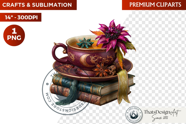 Autumn Witchcraft Clipart - Amber Spells witch PNG
