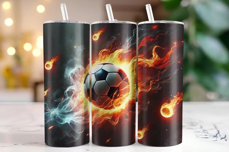 Football Tumbler Wrap | Sublimation | Tumblers