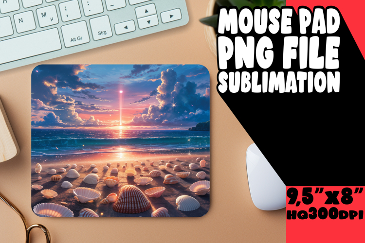 Radiant Mouse Mat Design Ideas, Summer Beach
