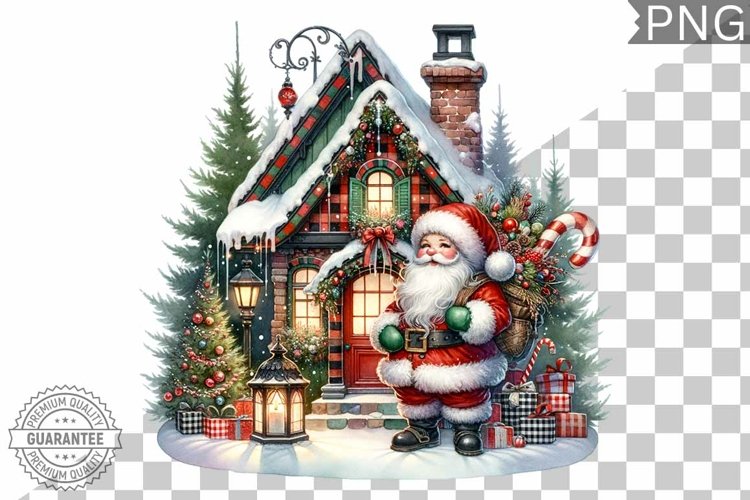 Santa Christmas Clipart Image 10