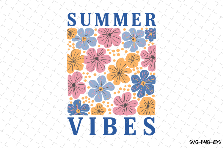 Summer Vibes SVG Design | SVG Cut files
