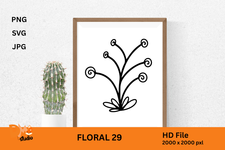 Floral Vector Image 19