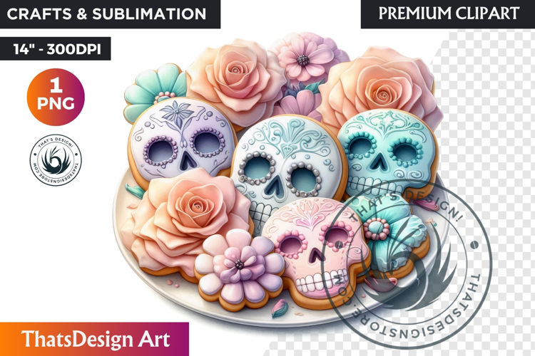 Sugar Skull Clipart Image 22