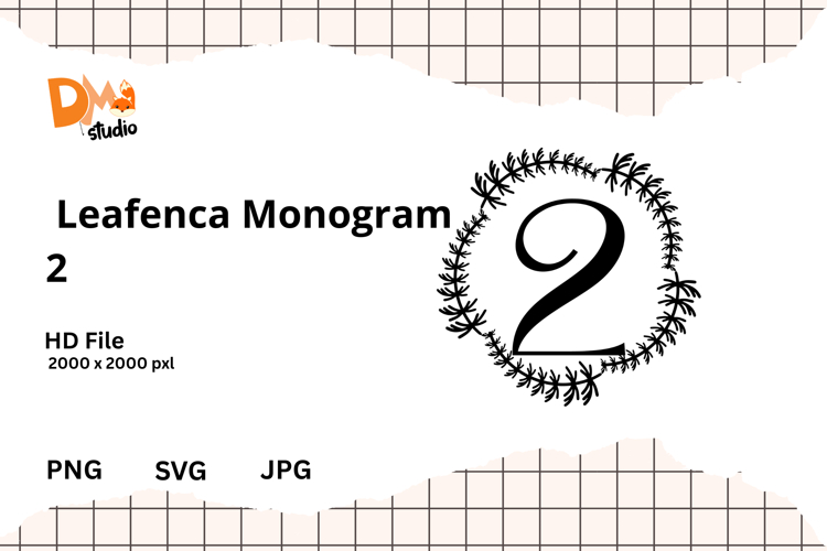 Floral Monogram Letter Svg Image 9