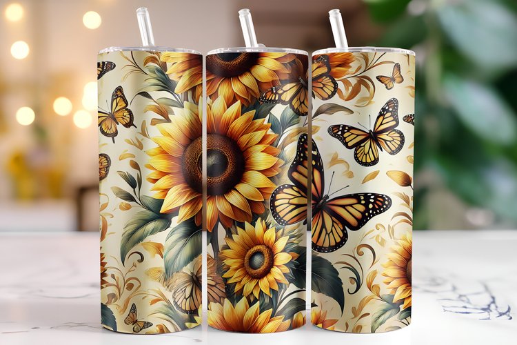 Sunflowers Tumbler Wrap | Sublimation