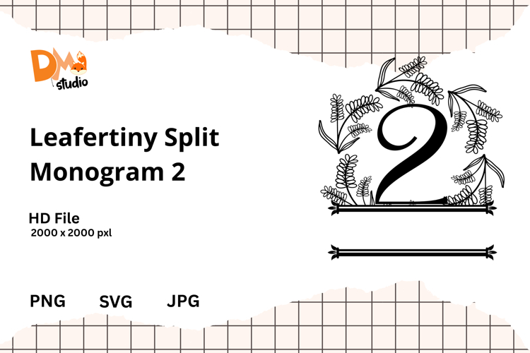 Floral Monogram Letter Svg Image 18