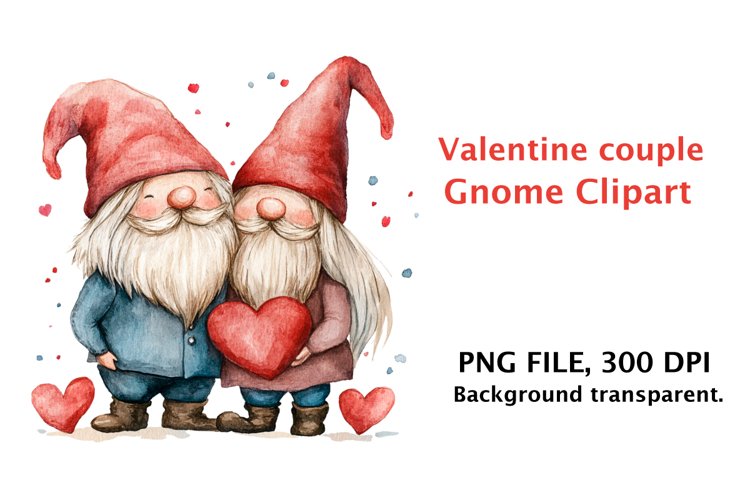 Valentine Gnome Clipart Image 7