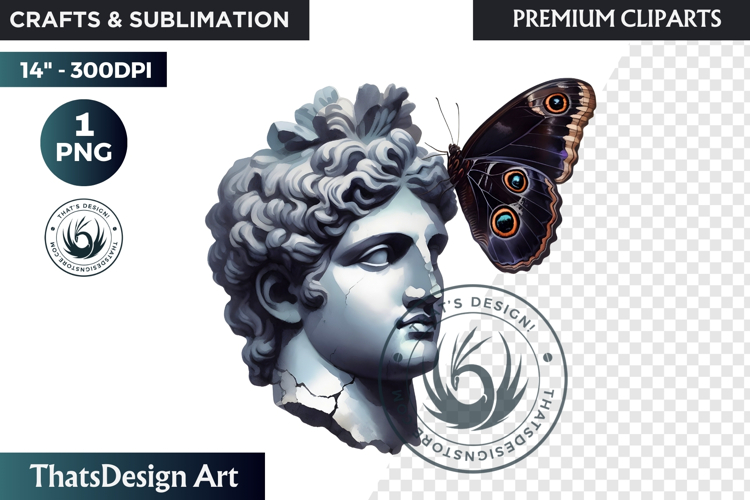 Dark Academia PNG, Gothic Butterfly Clipart Moody ephemera