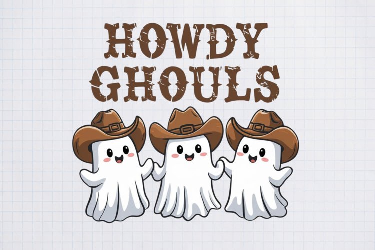 Western Halloween Sublimation PNG