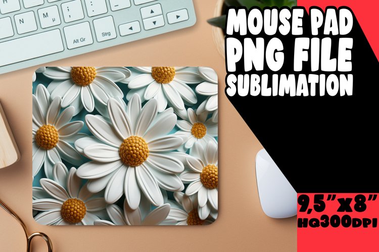 Elevate Desk Decor with 3D Flower Pads