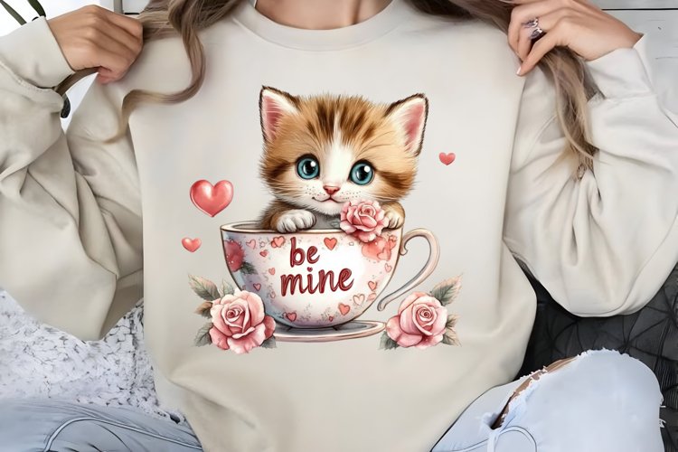 Cute Cat Clipart Image 23