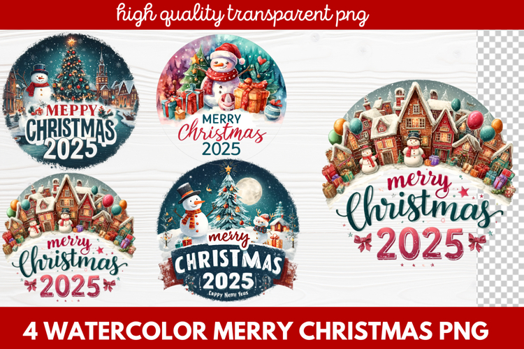 Christmas Watercolor Clipart Image 20