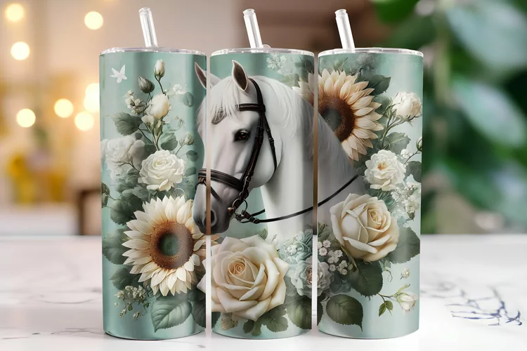 Horse Tumbler Wrap | Sublimation | Tumblers
