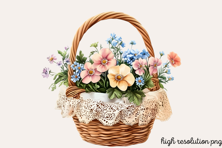 Wildflowers Arrangements Clipart PNG