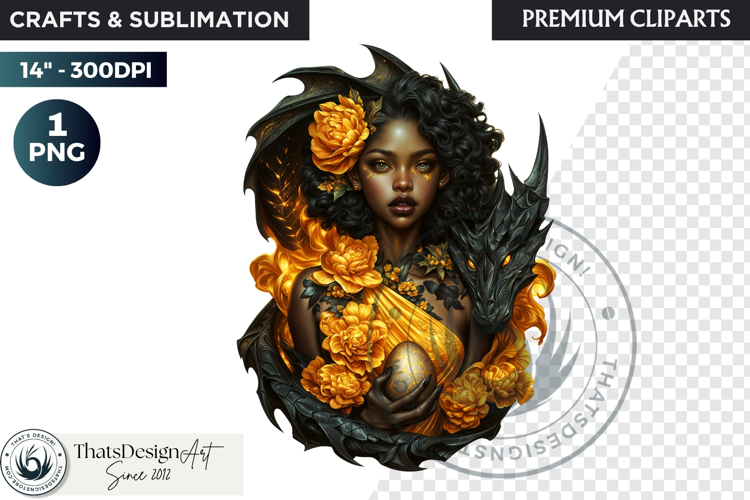 Fantasy Dragon witch clipart, enchantress, dragon egg queen