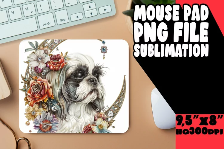 Watercolor Wonders: Pet-Themed Mouse Pads