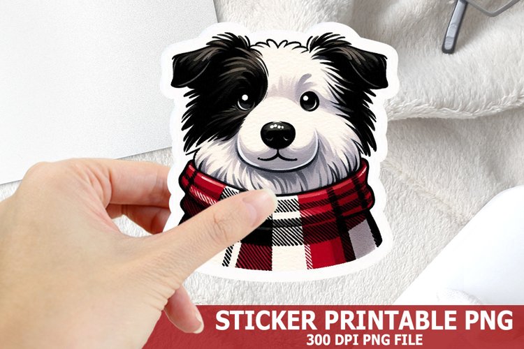 Christmas Dog Clipart Image 13