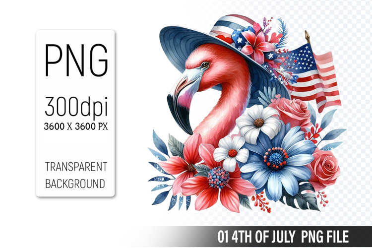Cute Flamingo Clipart Image 21