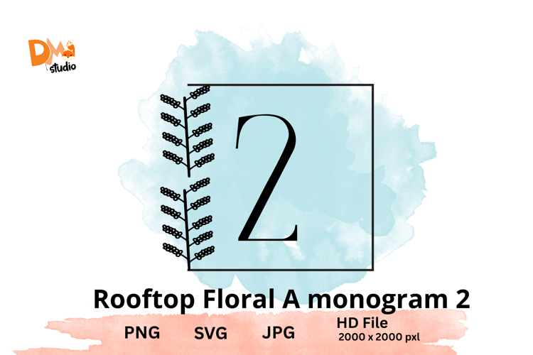 Rooftop Floral Monogram