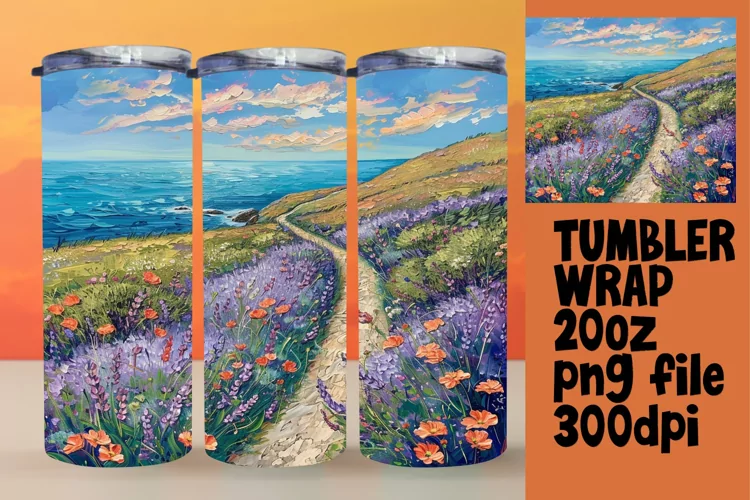 Lakeside Serenity Tumbler Design 20oz
