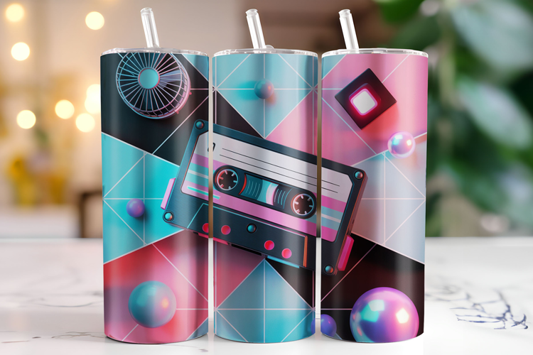 Classic tape Tumbler Wrap | Sublimation | Tumblers