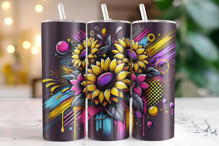 Sunflowers Tumbler Wrap | Sublimation