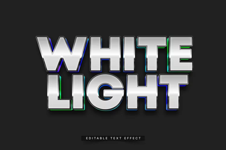 Editable Text Effect for Illustrator. Vector Graphic styles