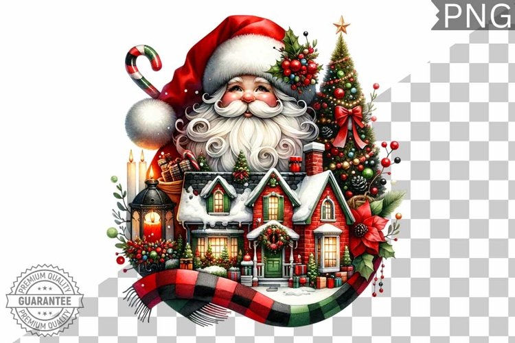 Santa Christmas Clipart Image 7
