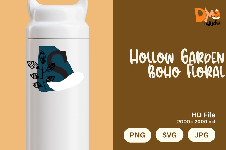 Boho Floral Svg Image 18