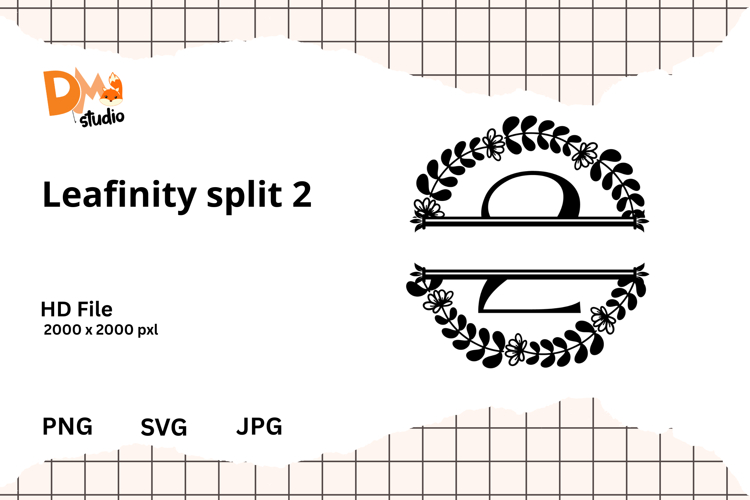 Floral Monogram Letter Svg Image 3