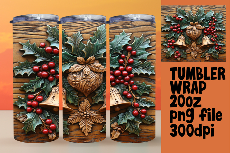 Christmas Tumbler Wrap Image 9
