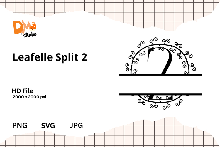 Floral Monogram Letter Svg Image 20