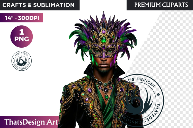 Mardi Gras Carnival Masquerade Clipart PNG scrapbooking
