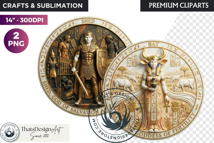 Ancient Egyptian Gods Pantheon Mythology Graphics cliparts